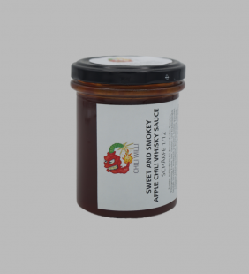 Sweet and Smokey Apple Chili Whiskey Sauce